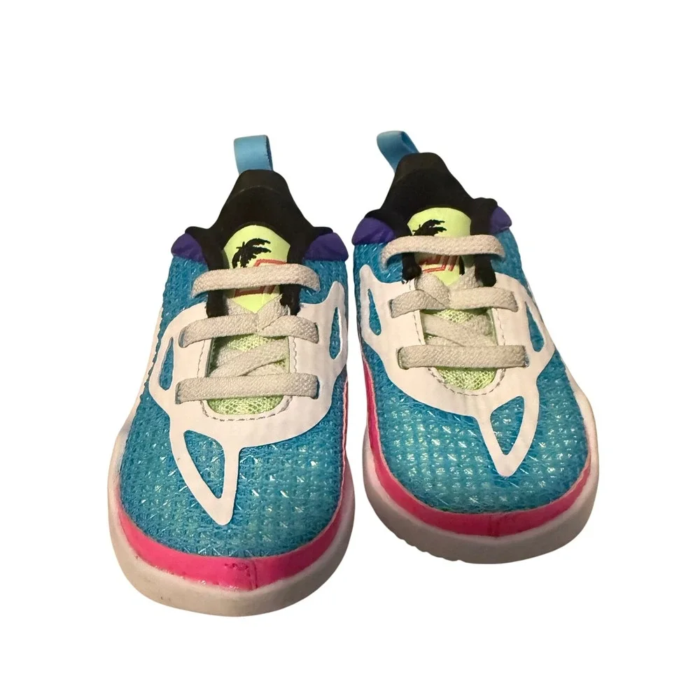Jordan Toddler Training Shoes Blue Purple Pink Sneakers Athletic Baby 4C